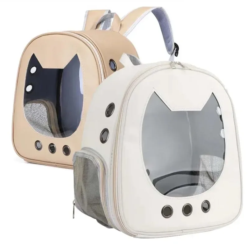 Foldable Backpack Small - Portable Transparent Pet Backpack Foldable Outdoor