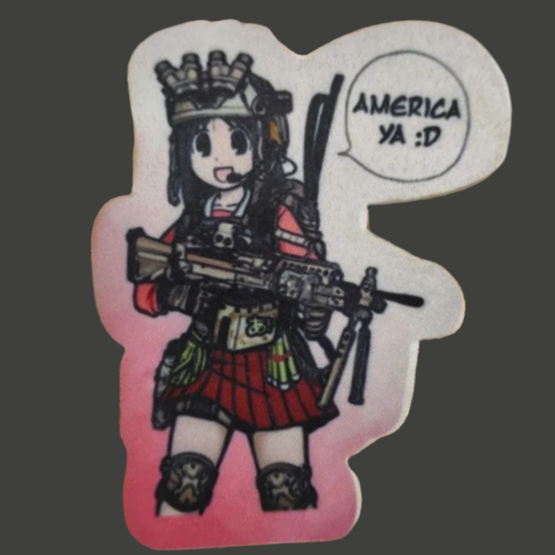 Urban Backpack Tactical - Anime Girl Tactical Patch Military Morale