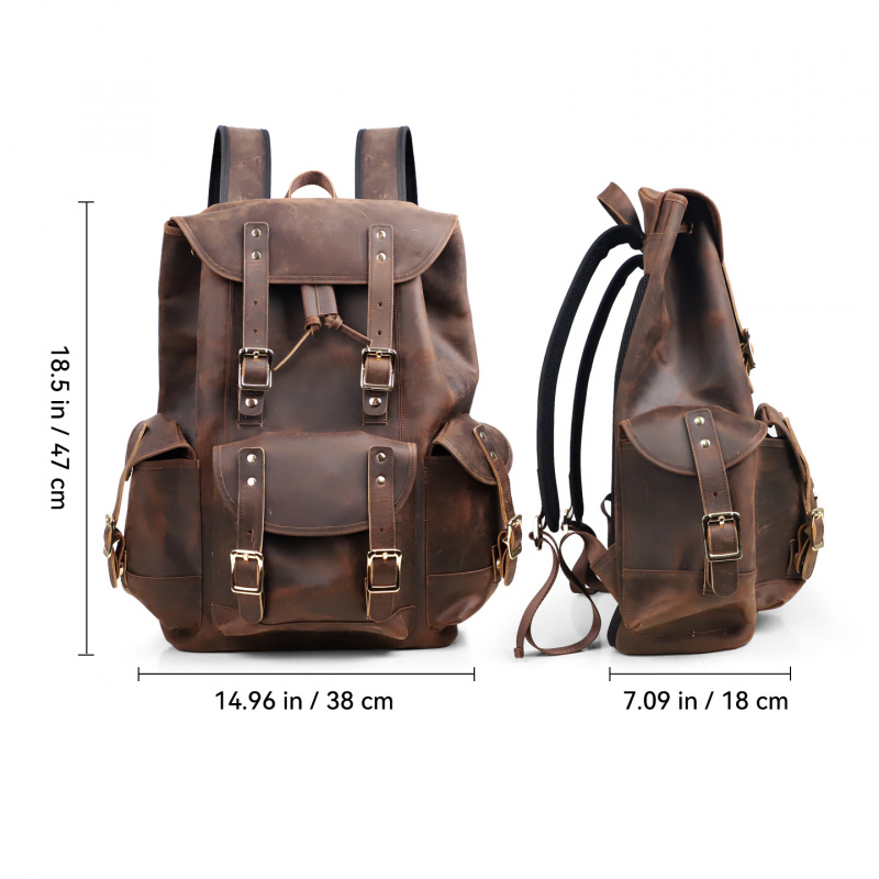 New Arrivals Leather Backpack  - Leather Backpack Vintage 评论和价格