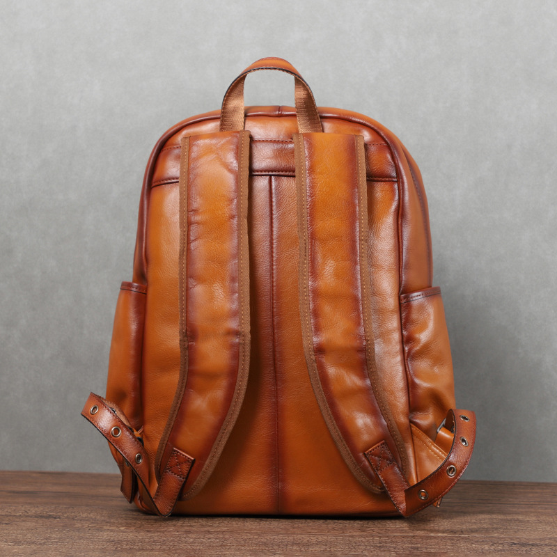 YETTIES Men's Vintage Vegetabl - Leather Backpack Vintage 评论和价格