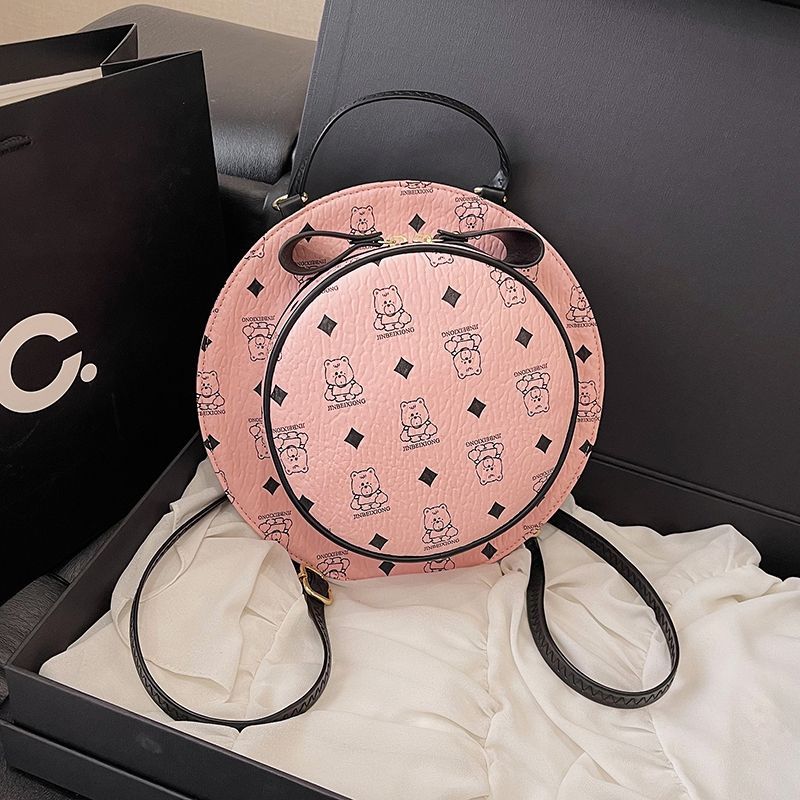 Cute Hat Design Backpack Women - Leather Backpack Vintage 评论和价格