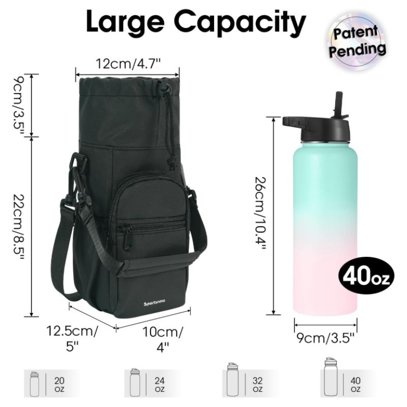 Water Bottle Holder with Strap - Hydration Pack Outdoor 评论和价格