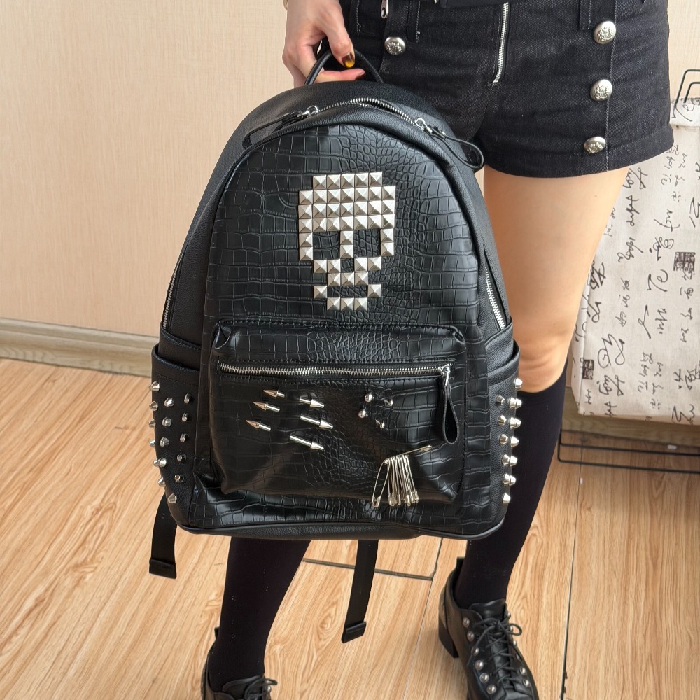 Original Black Crocodile Patte - Fashion Backpack Women 评论和价格