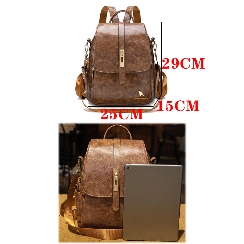 College Women Backpacks Design - Leather Backpack Vintage 评论和价格