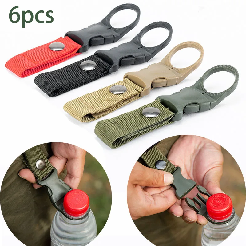 6pcs Camping Webbing Buckle Ho - Rucksack Military Style 评论和价格