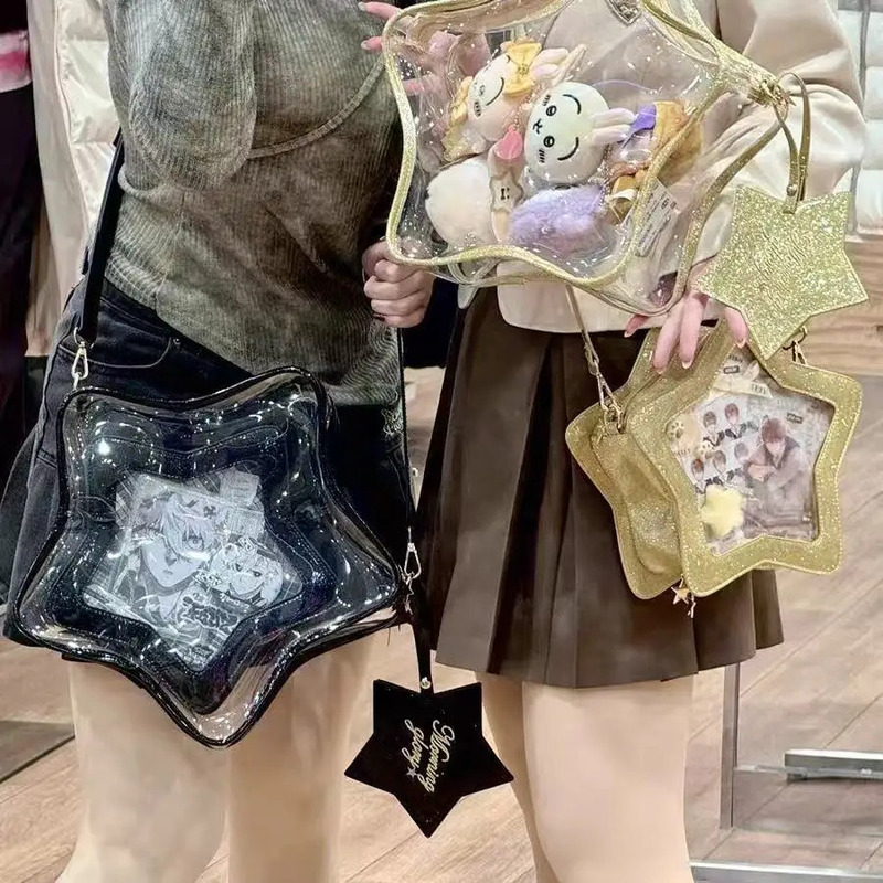Y2K Cute Bling Star Ita Crossb - Mini Backpack Purse 评论和价格