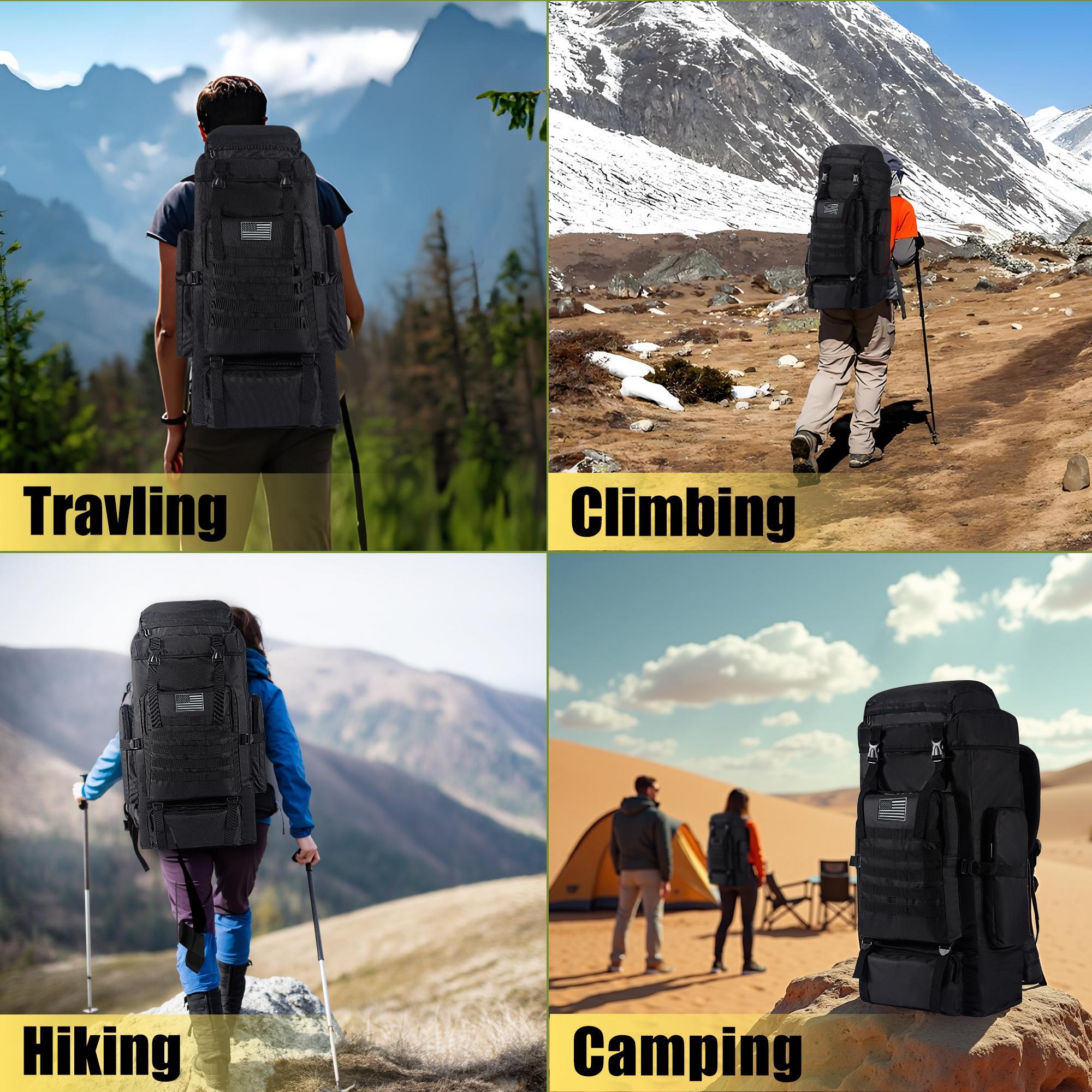 70L Professional Hiking Backpa - Hiking Backpack Waterproof 评论和价格