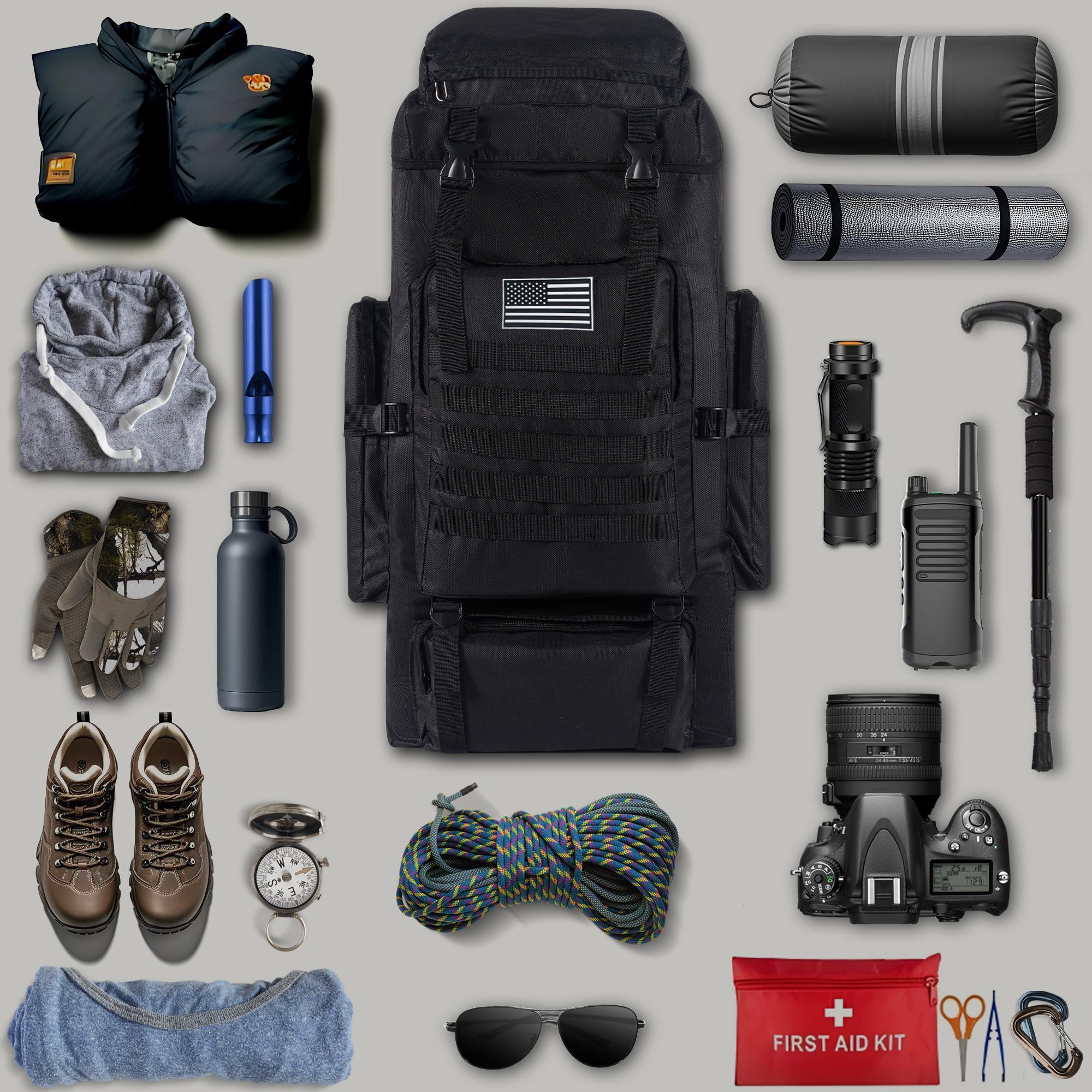 70L Professional Hiking Backpa - Hiking Backpack Waterproof 评论和价格