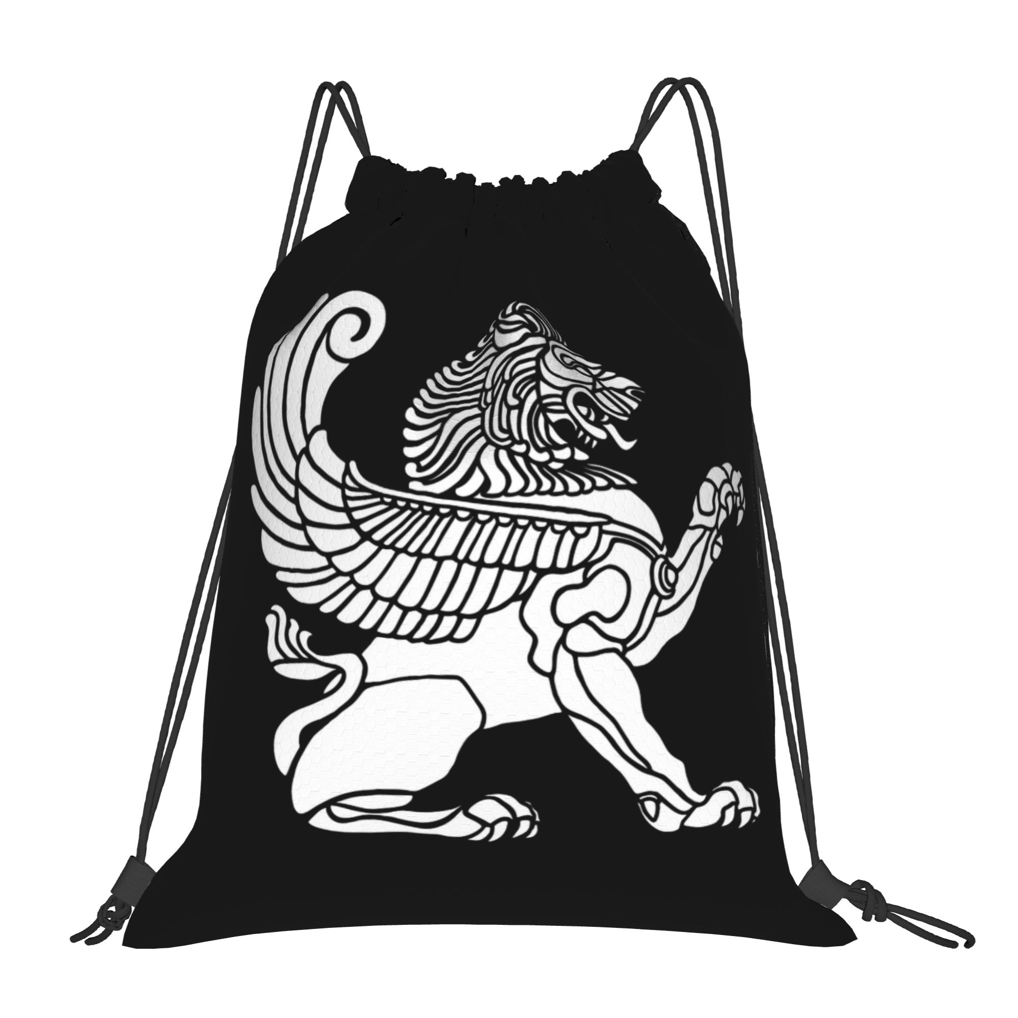 Persian Lion Iranian Iran Pers - Drawstring Gym Bag 评论和价格