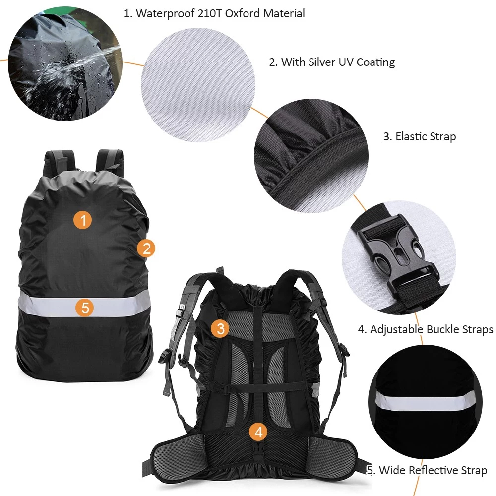 1Pcs Upgraded Waterproof Backp - Rain Cover Backpack 评论和价格