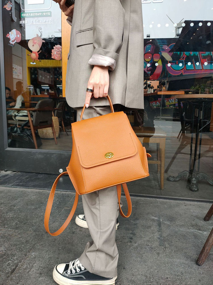 Genuine Leather Backpack Women - Leather Backpack Vintage 评论和价格