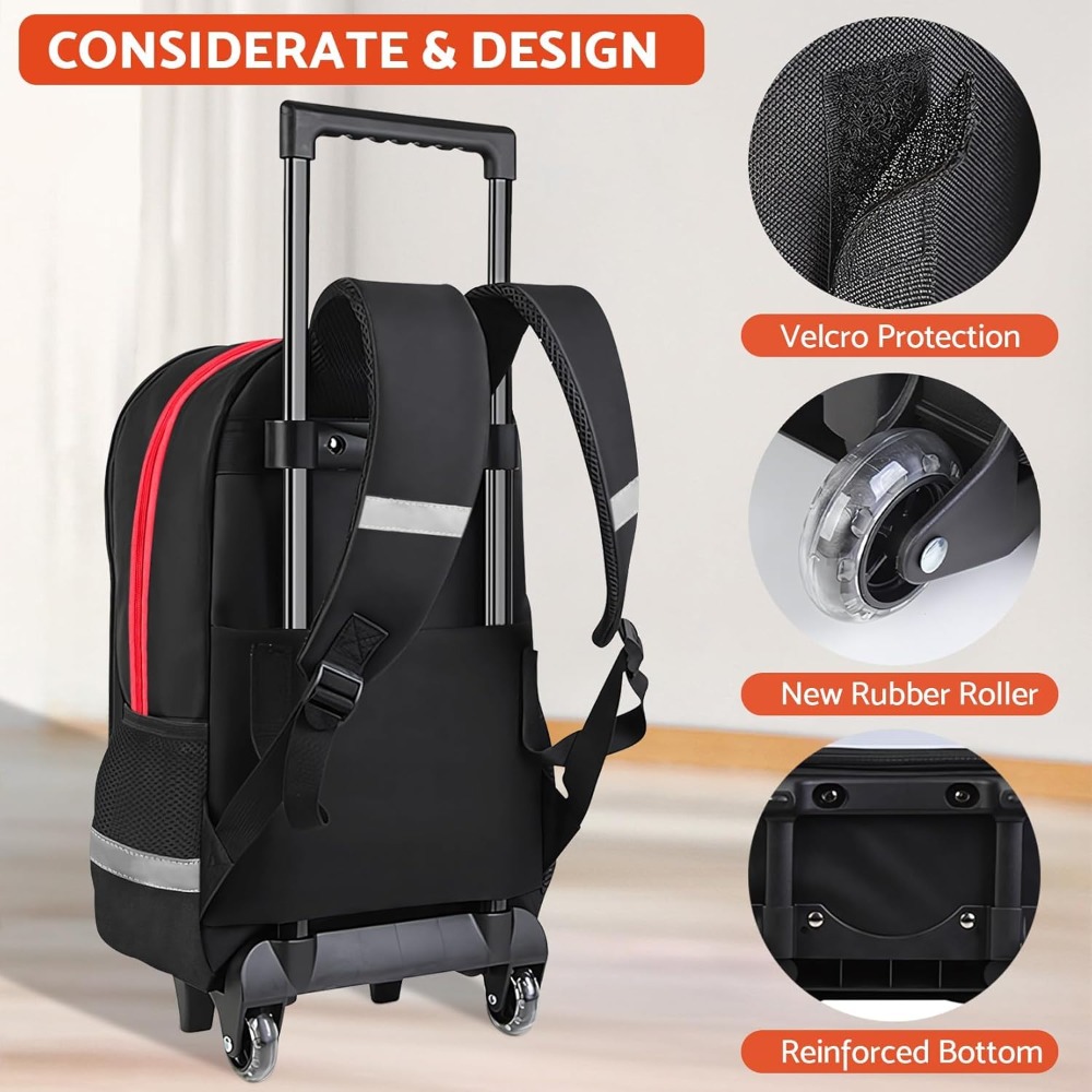 3PCS Kids Rolling Backpack for - School Backpack Teen 评论和价格