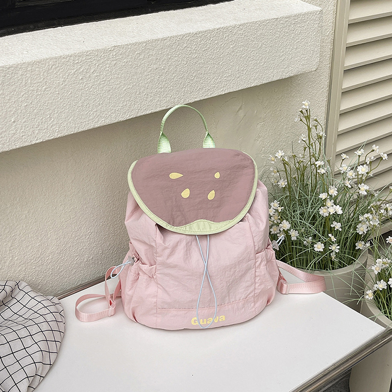 New Womens Summer Cute Cartoon - Canvas Backpack Casual 评论和价格