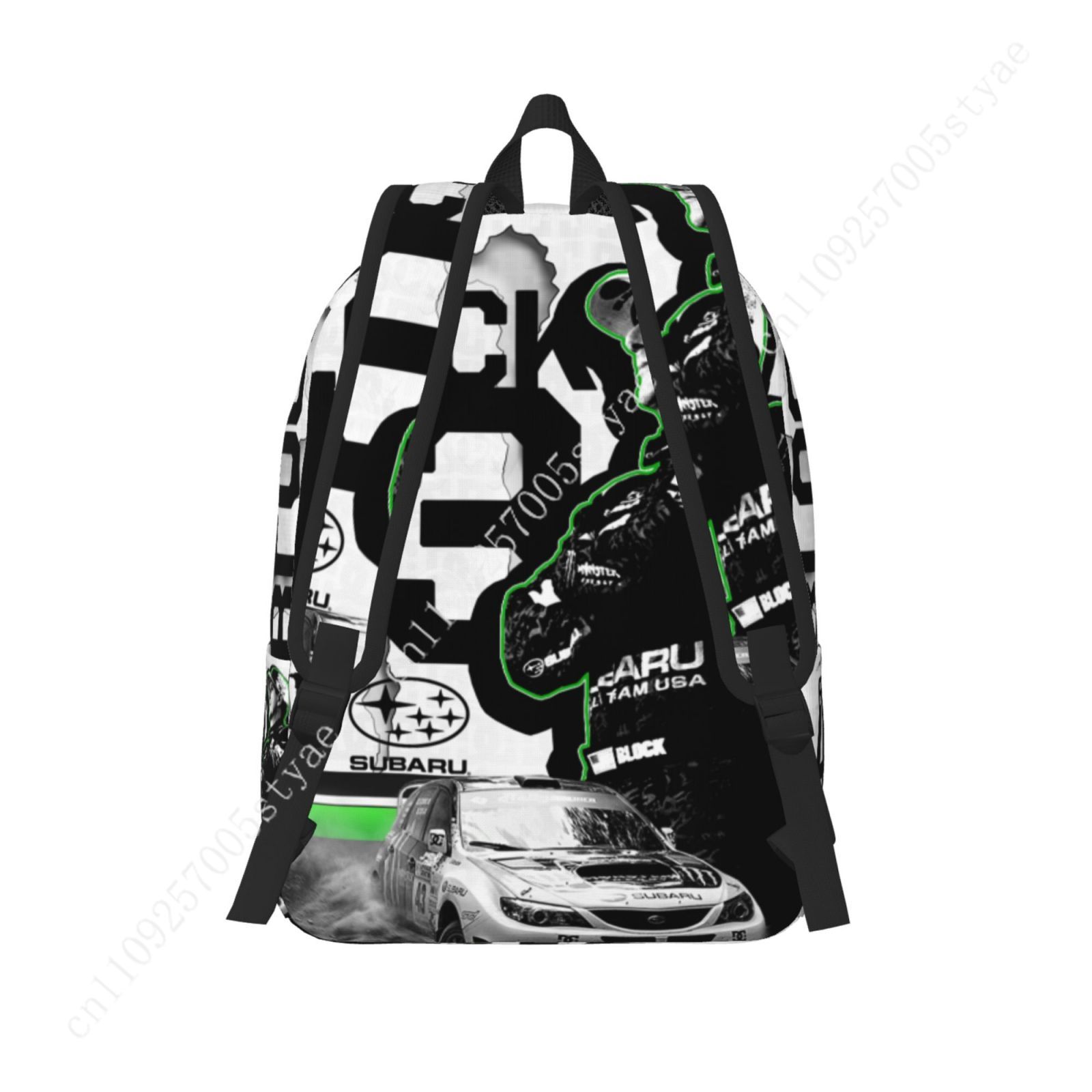 Ken Block 43 Custom Canvas Lig - Canvas Backpack Casual 评论和价格