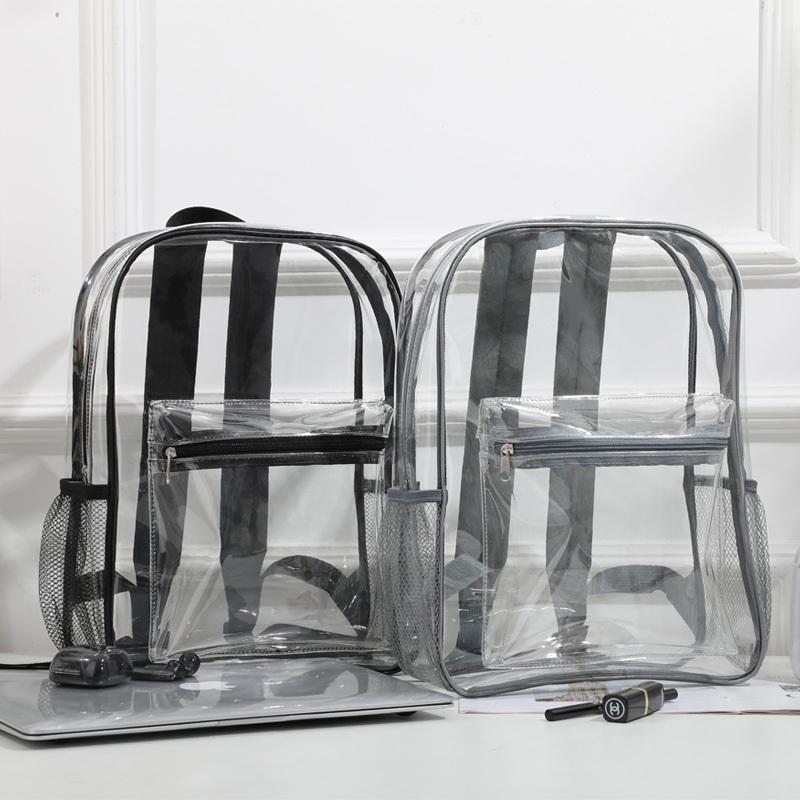 Transparent PVC Outdoor Sports - Canvas Backpack Casual 评论和价格