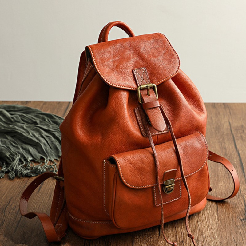 Johnature Leisure Travel Bag N - Leather Backpack Vintage 评论和价格