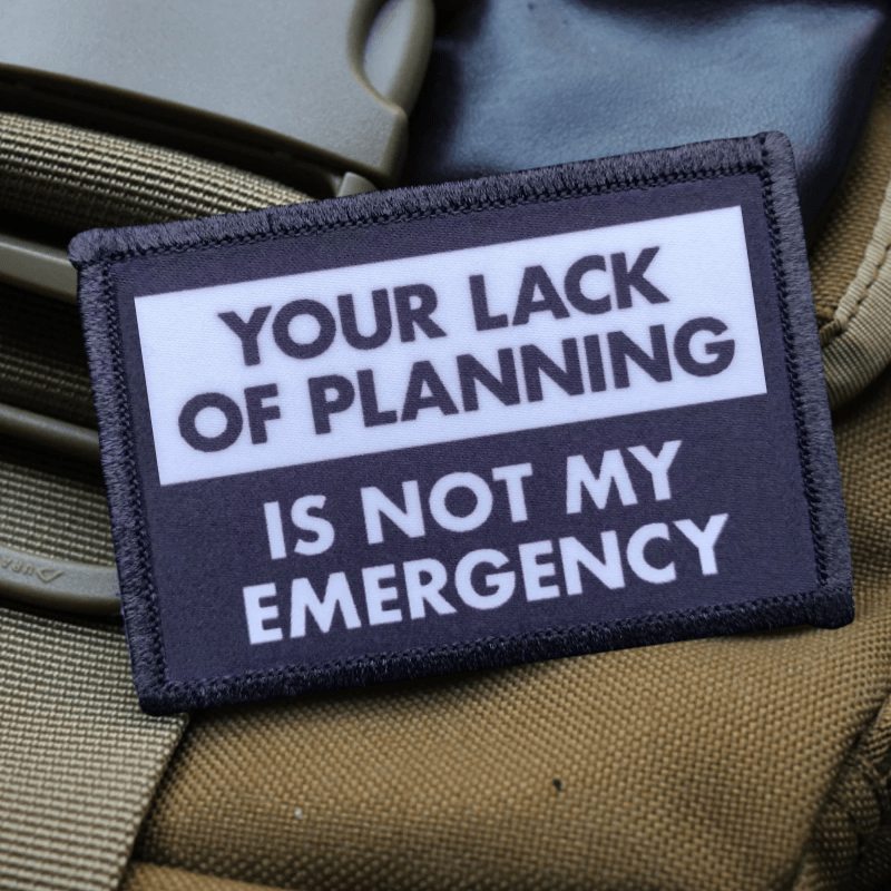 Not My Emergency Funny Patch G - Rucksack Military Style 评论和价格