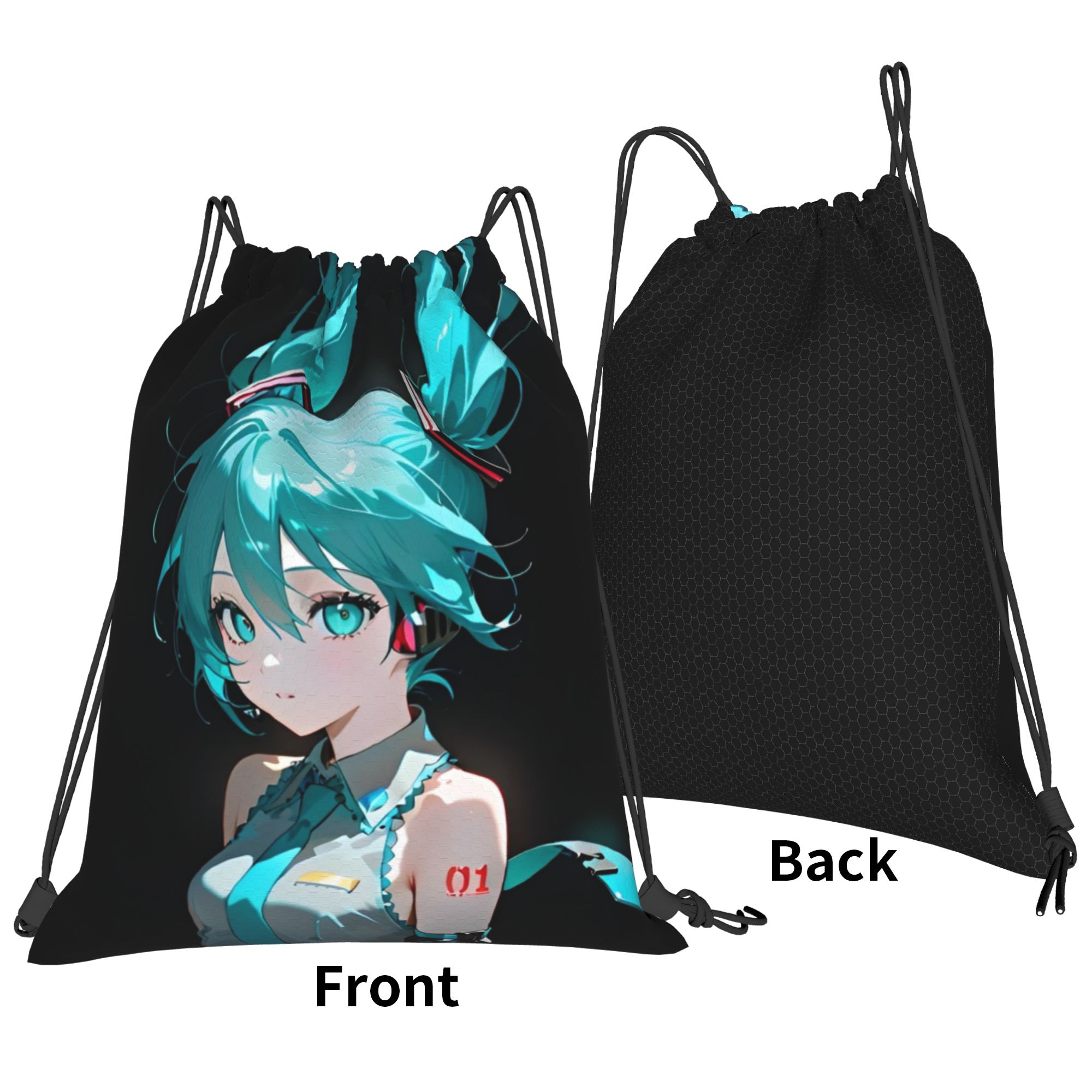 H-Hatsunes Mikus Bag Drawstrin - Drawstring Gym Bag 评论和价格