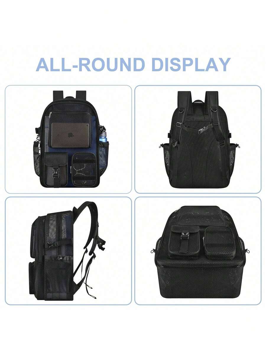 Mesh Backpack 36L Large Heavy  - Canvas Backpack Casual 评论和价格