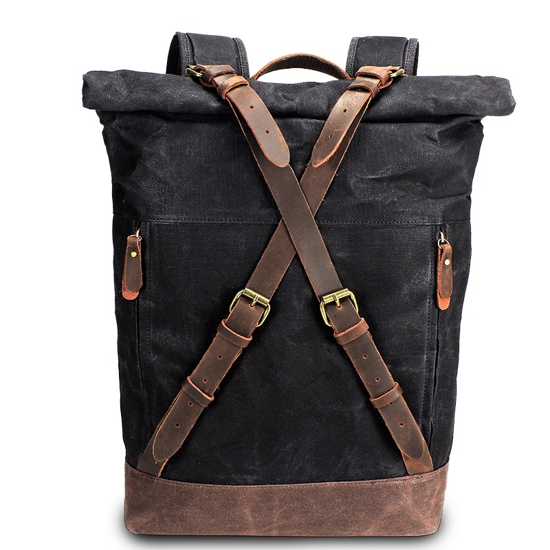 Retro Canvas Leather Backpacks - Leather Backpack Vintage 评论和价格